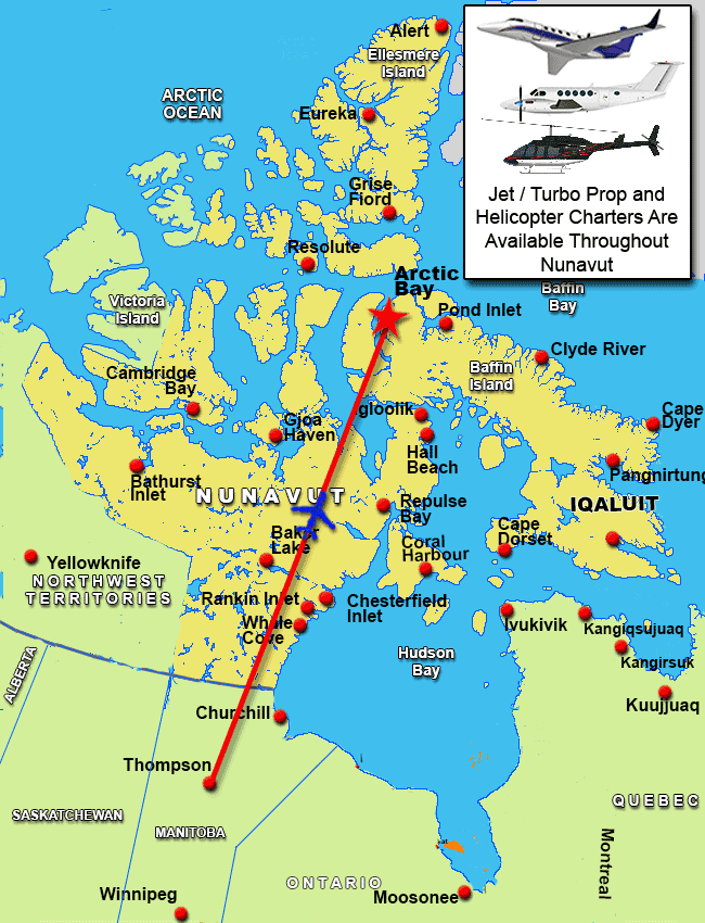 Thompson to Arctic Bay